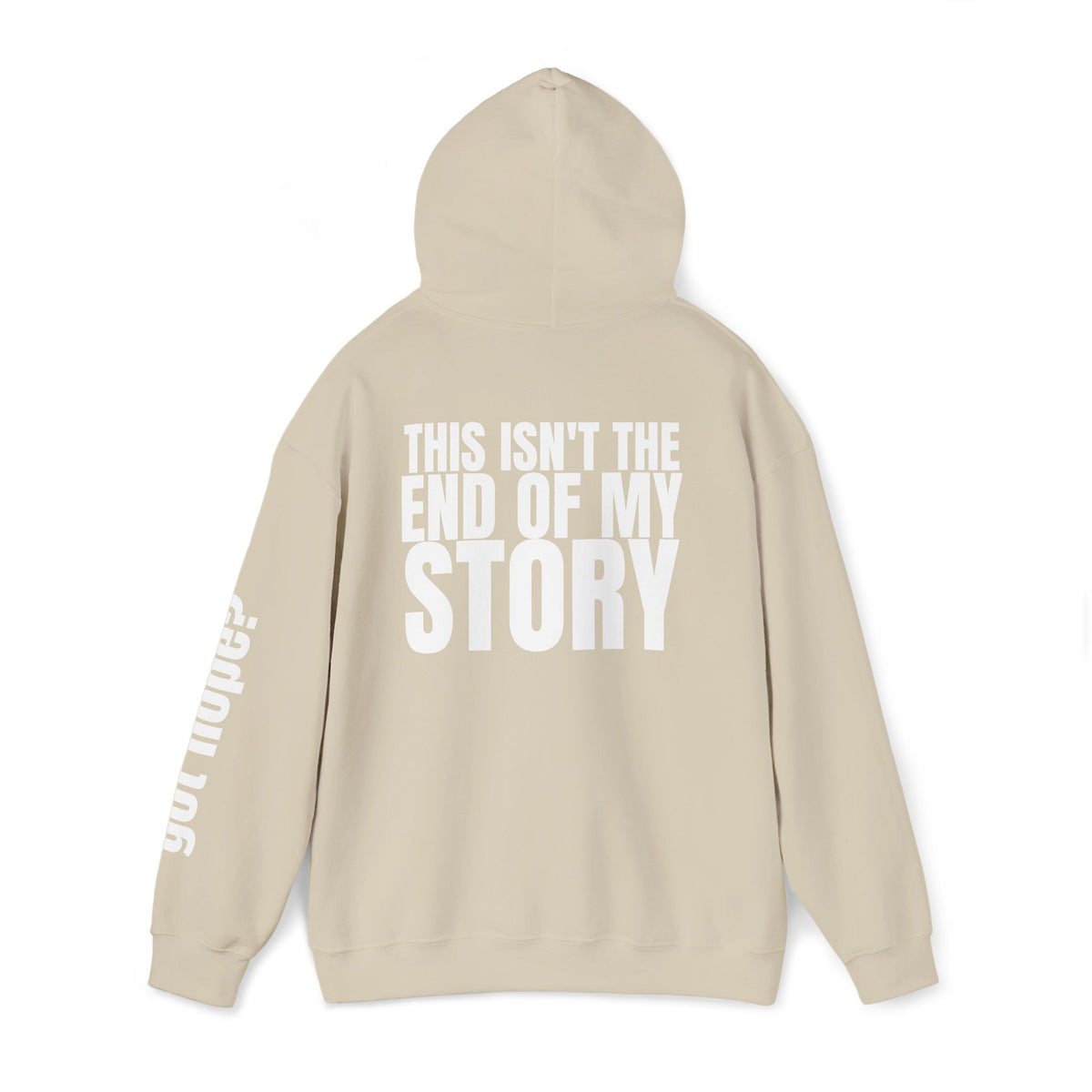 16 - Multi Colors "This Isn't the End of My Story" Inspirational Quote Hoodie - This Isn't The End Of My Story
