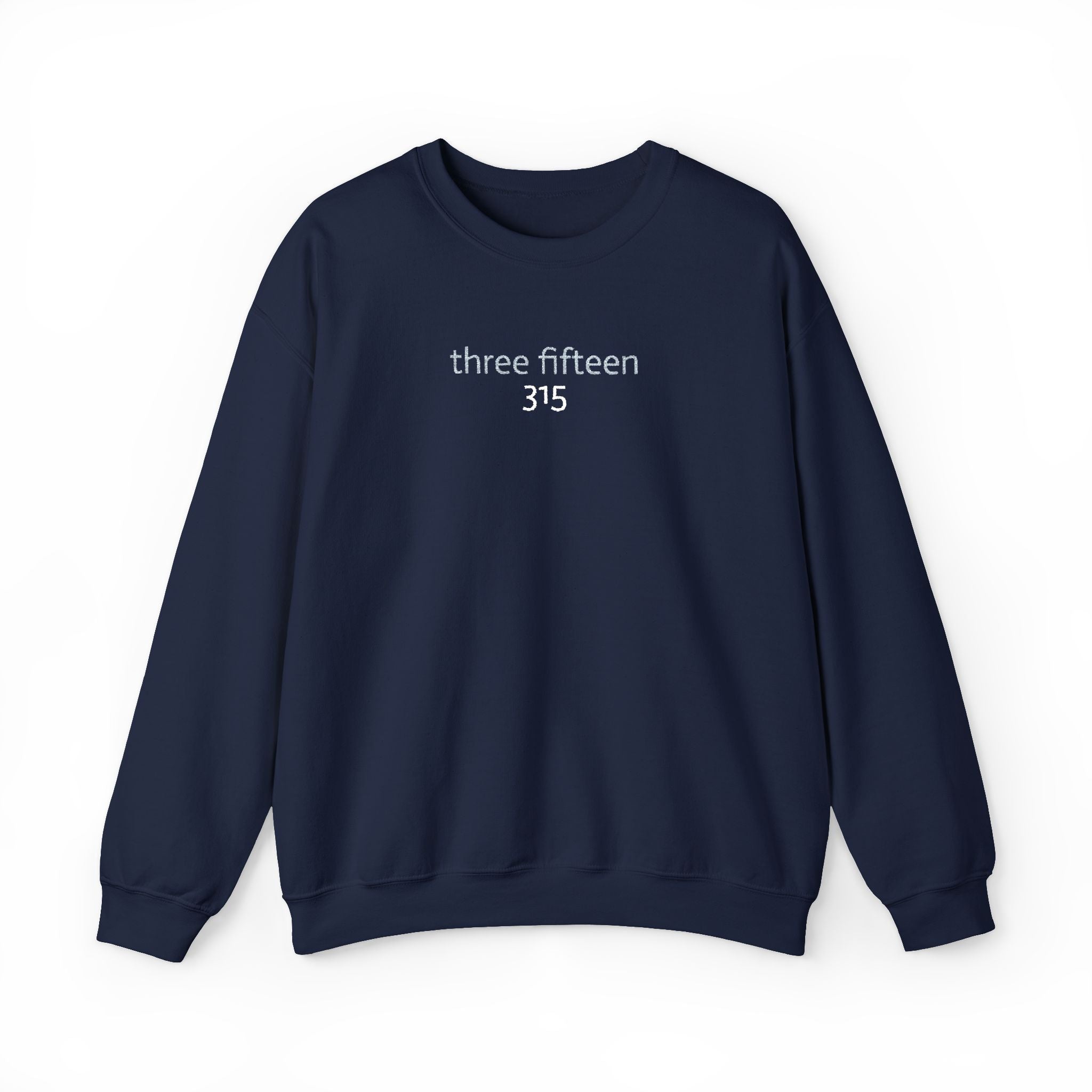 15 - Embroidered Three Fifteen 315 Crewneck Sweatshirt