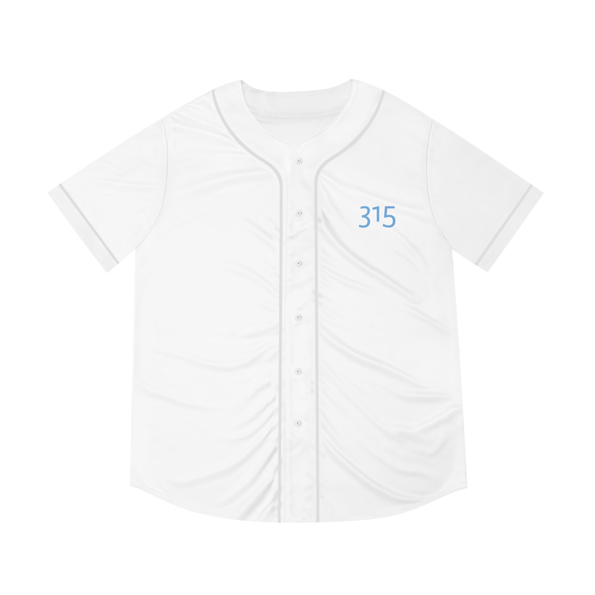 Three-Fifteen Stylish Men's Baseball Jersey with Custom Number 315
