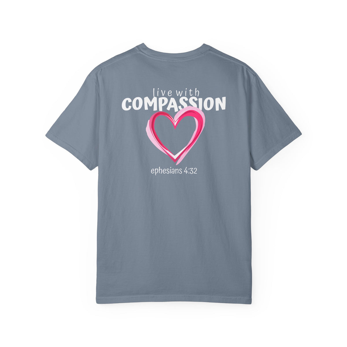 01 - Multi Color Tee - Live With Compassion - Multi Colors 315 Graphic T-Shirt