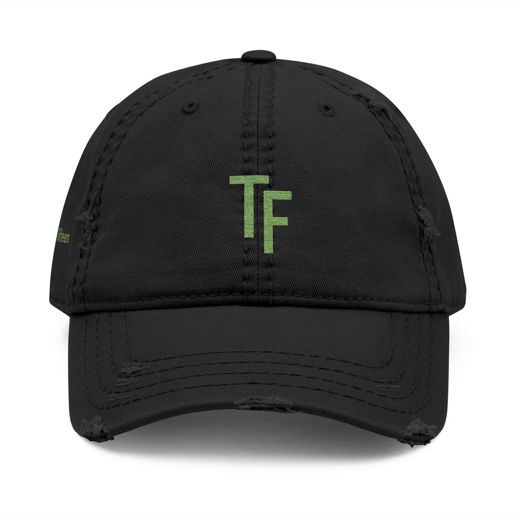 3 - Hat Distressed Embroidered TF Three Fifteen Dad Hat - Casual Chic Accessory