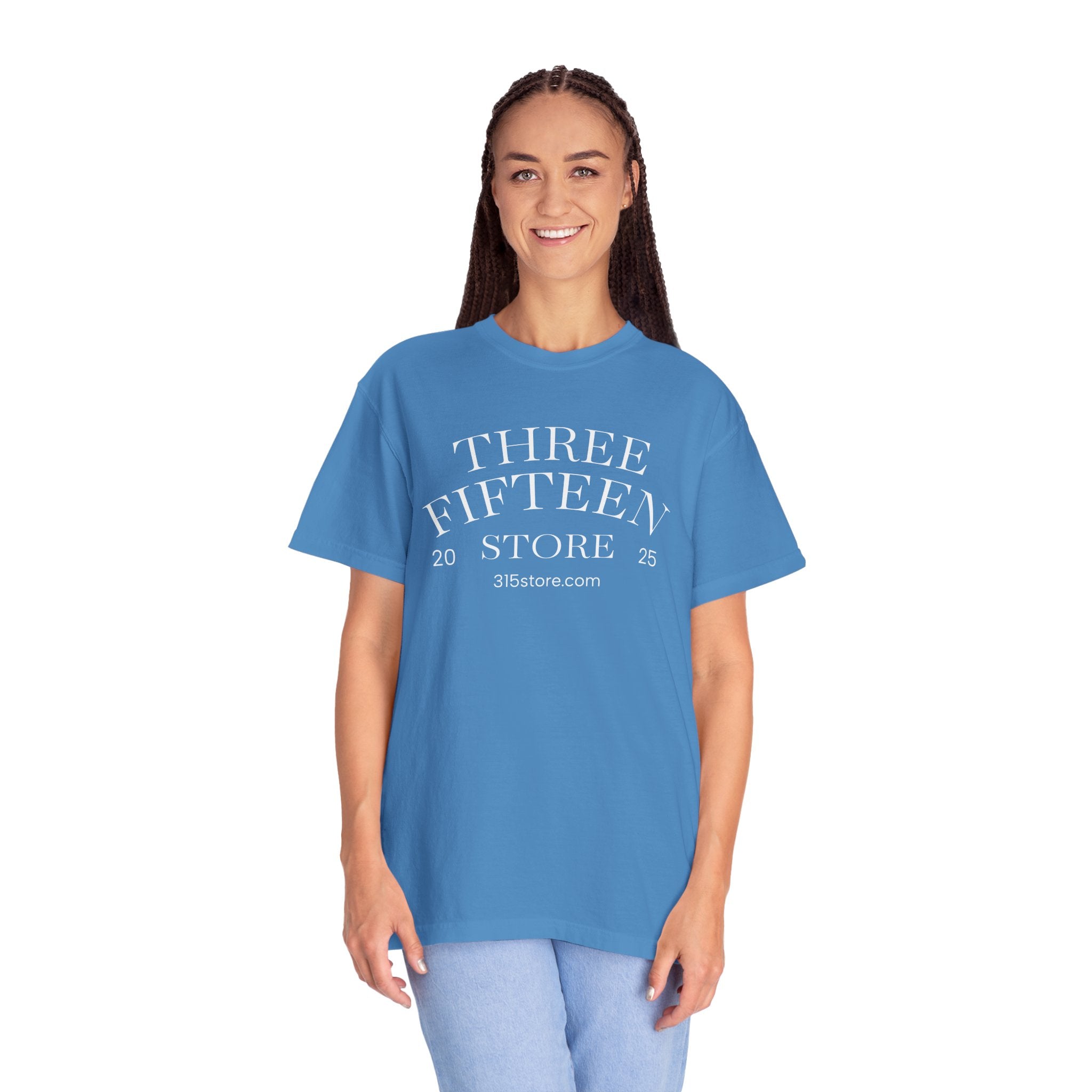 11 - Three Fifteen Store Plain Back Multi Colors Graphic T-Shirt