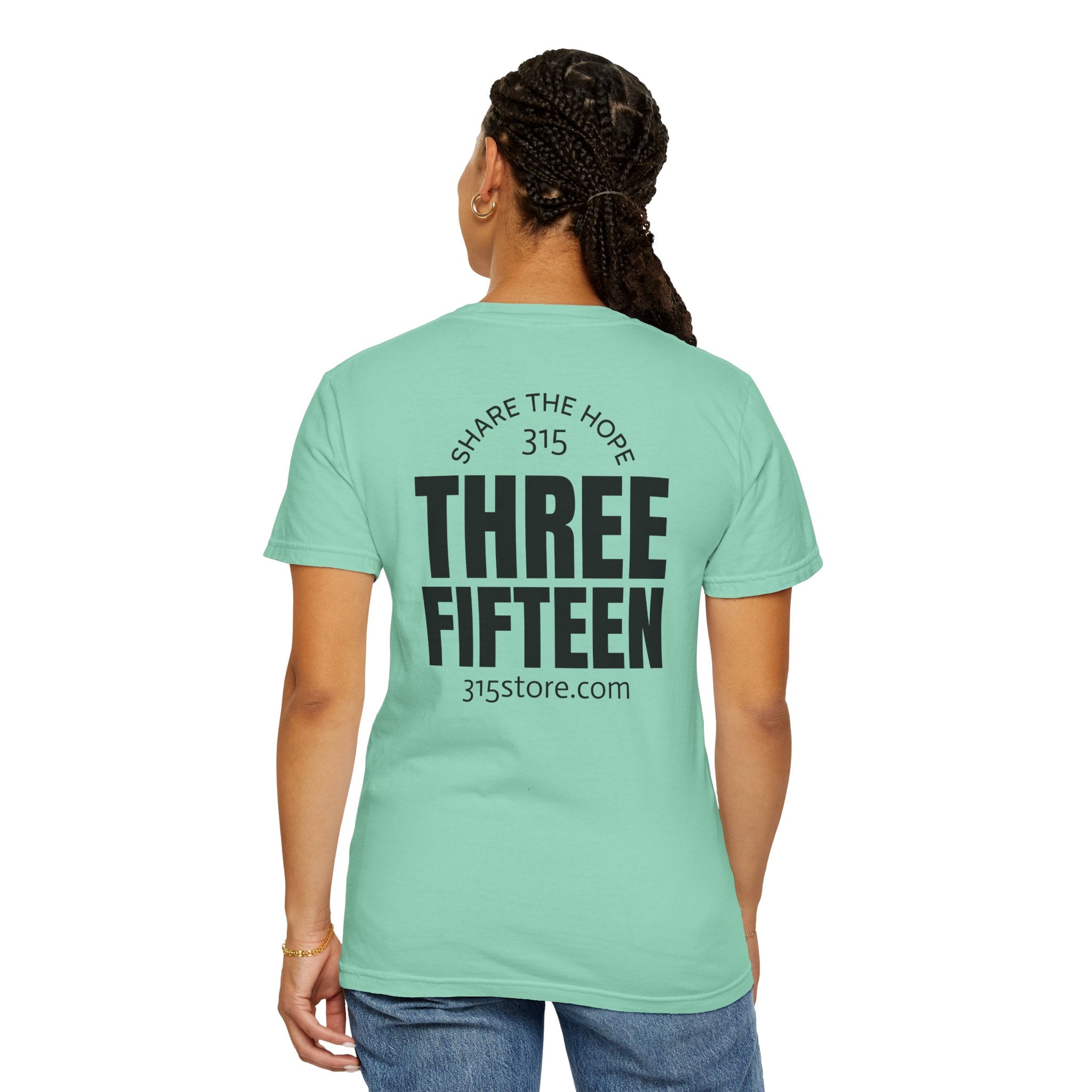1 - Multi Colors Share the Hope Three Fifteen Graphic T-Shirt