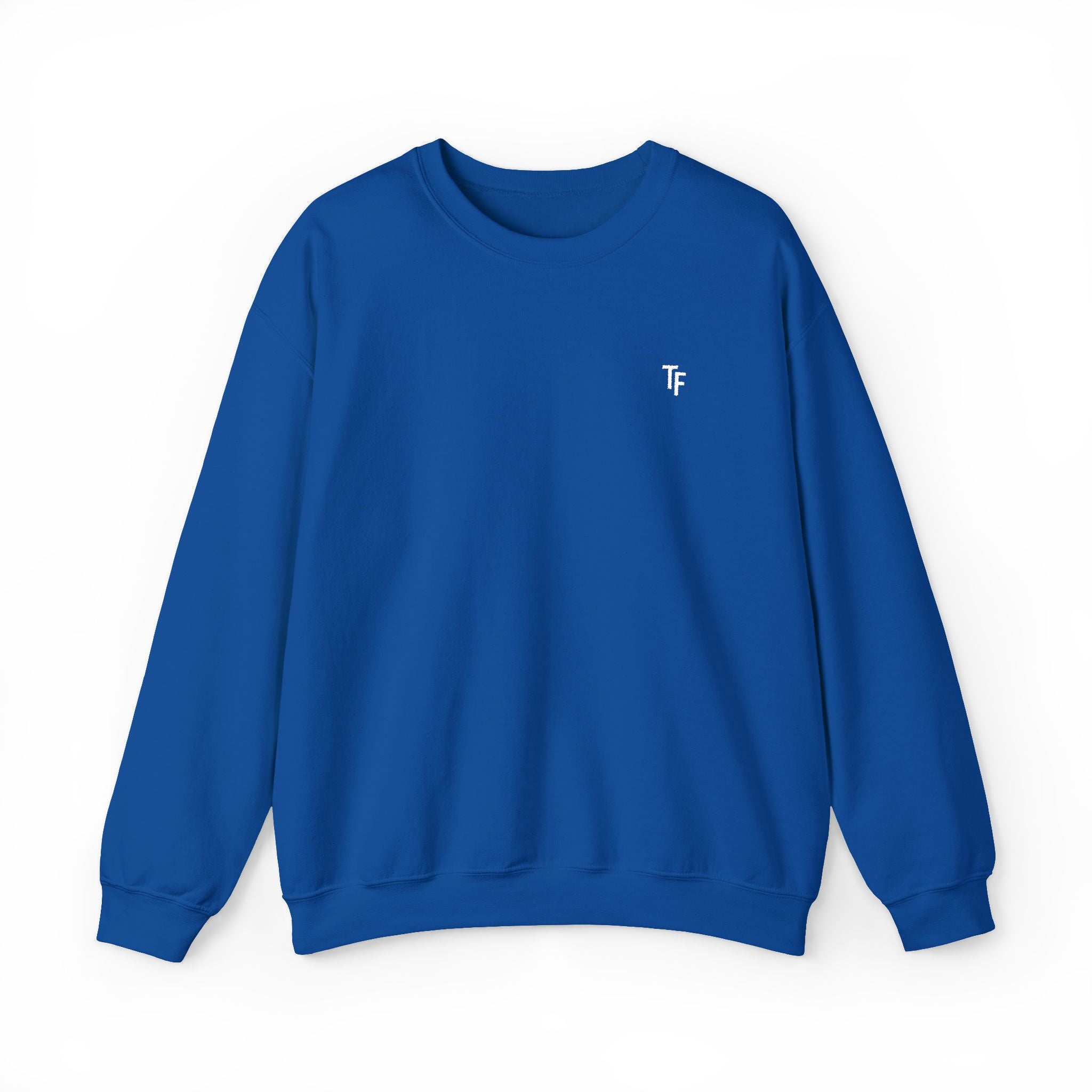 15 - TF Three Fifteen Embroidered Crewneck Sweatshirt — Minimal Graphic Pullover