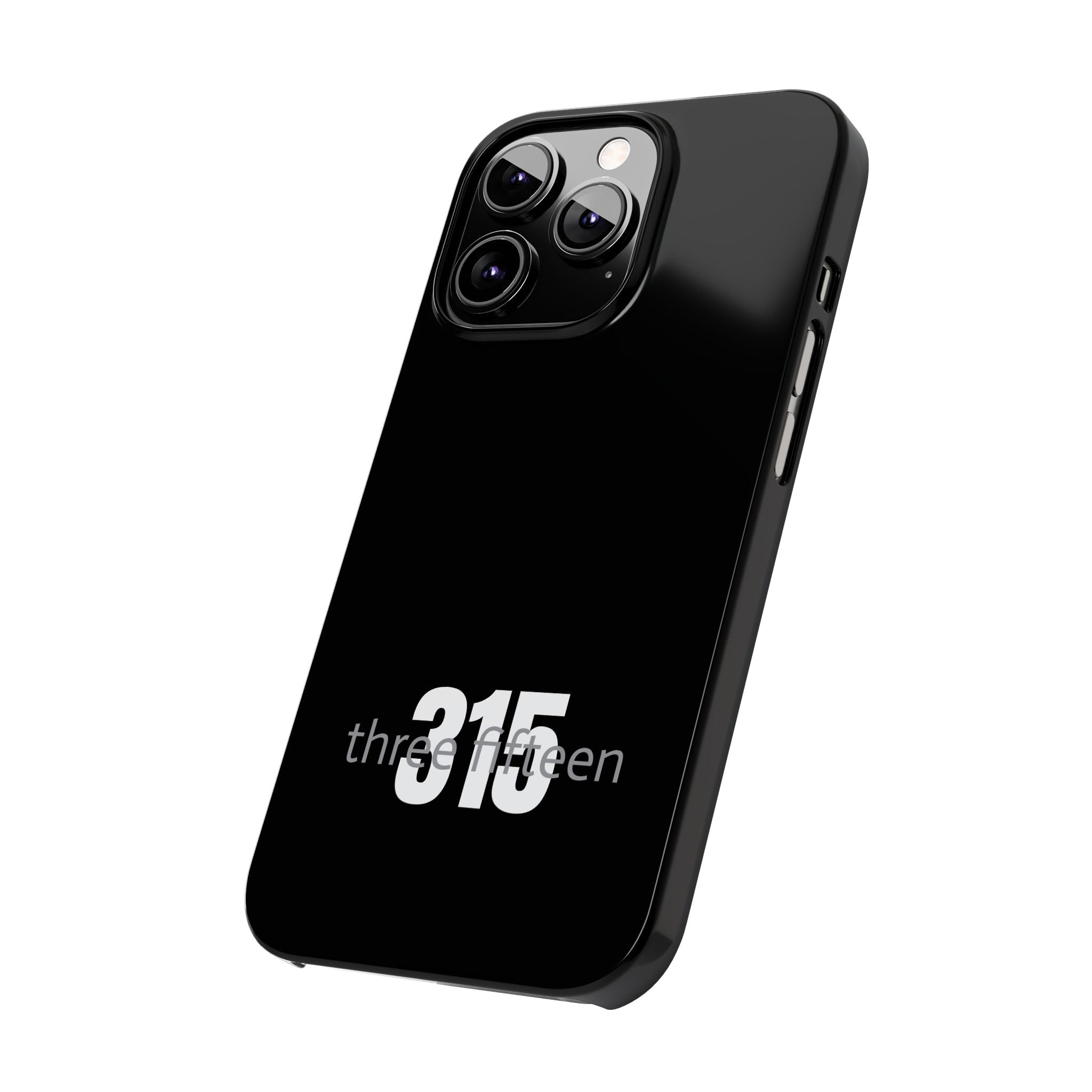 Copy of 36 - Phone case 315 Slim Phone Case — Motivational Black Protective Cover