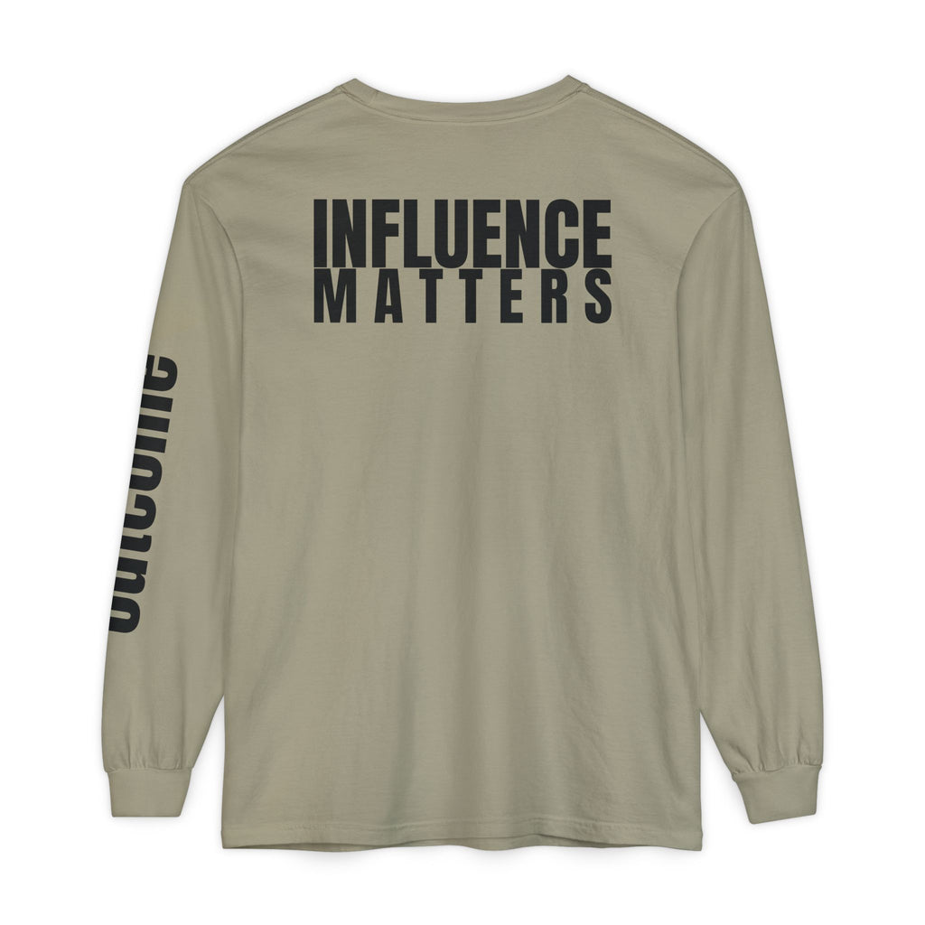 Influence Matters Unisex Long Sleeve T-Shirt - Inspirational Casual Wear