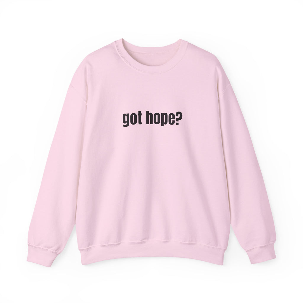 Multi Colors "This Isn't the End of My Story" Inspirational Crewneck Sweatshirt - "Got Hope?" & "This Isn't The End of My Story"