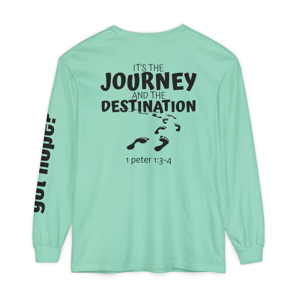 12 - Long sleeve tee 315 It’s the Journey Unisex Long Sleeve T-Shirt - Inspirational Casual Wear