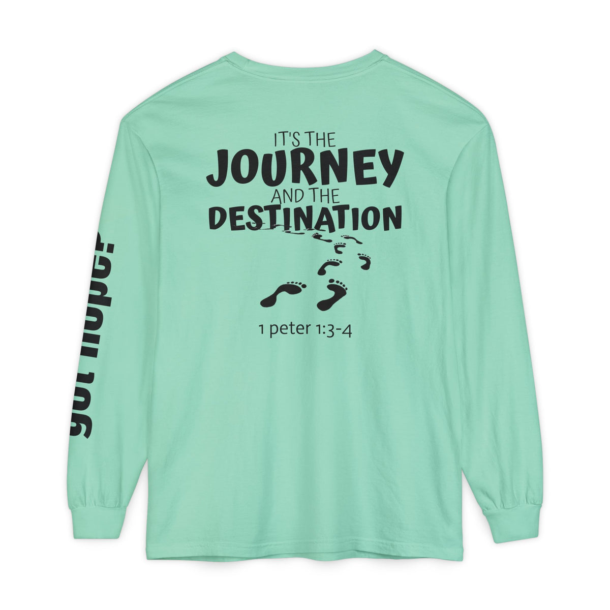 12 - Long sleeve tee 315 It’s the Journey Unisex Long Sleeve T-Shirt - Inspirational Casual Wear