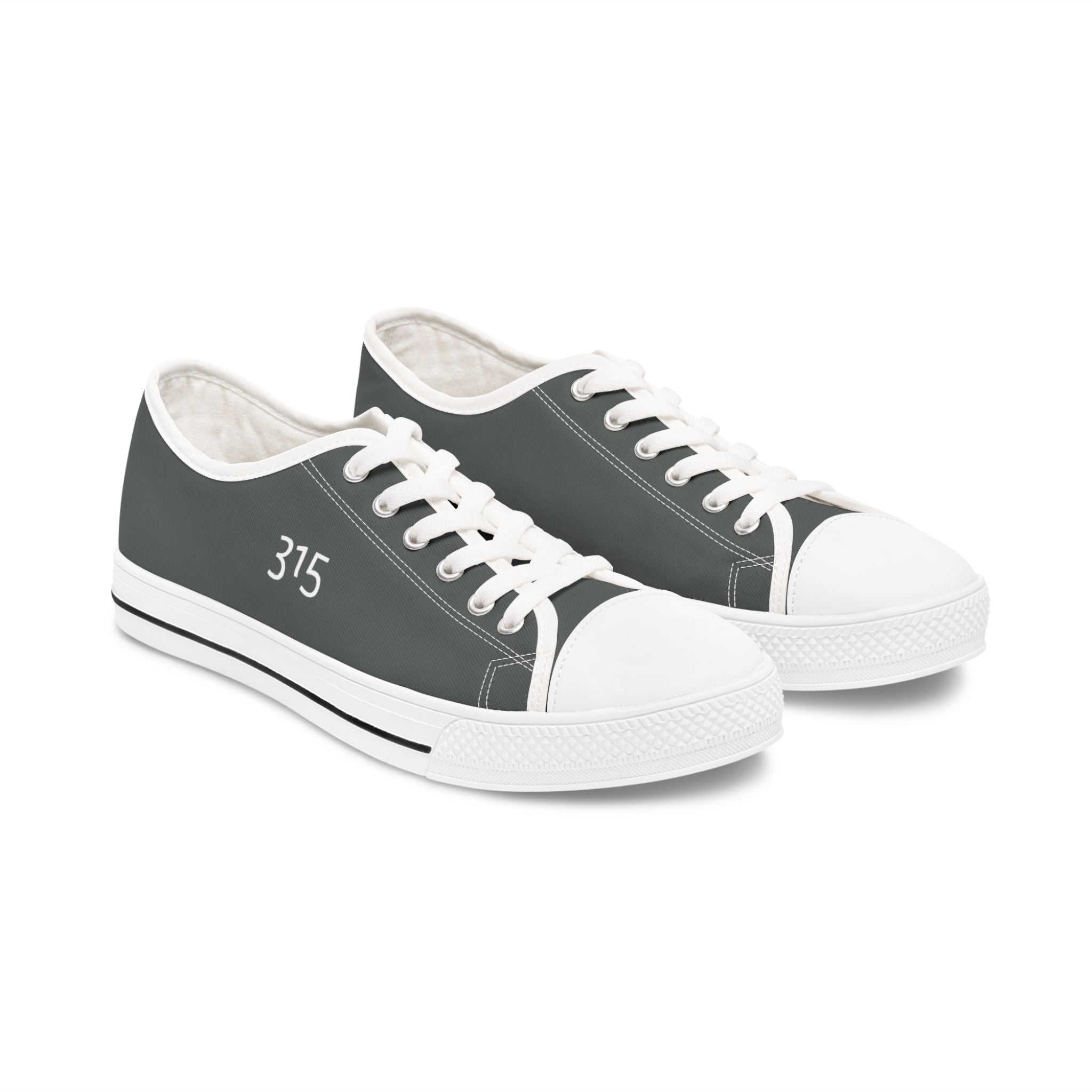 Stylish Women's Low Top Sneakers - Casual Comfort & Modern Design with Unique '315' Accent
