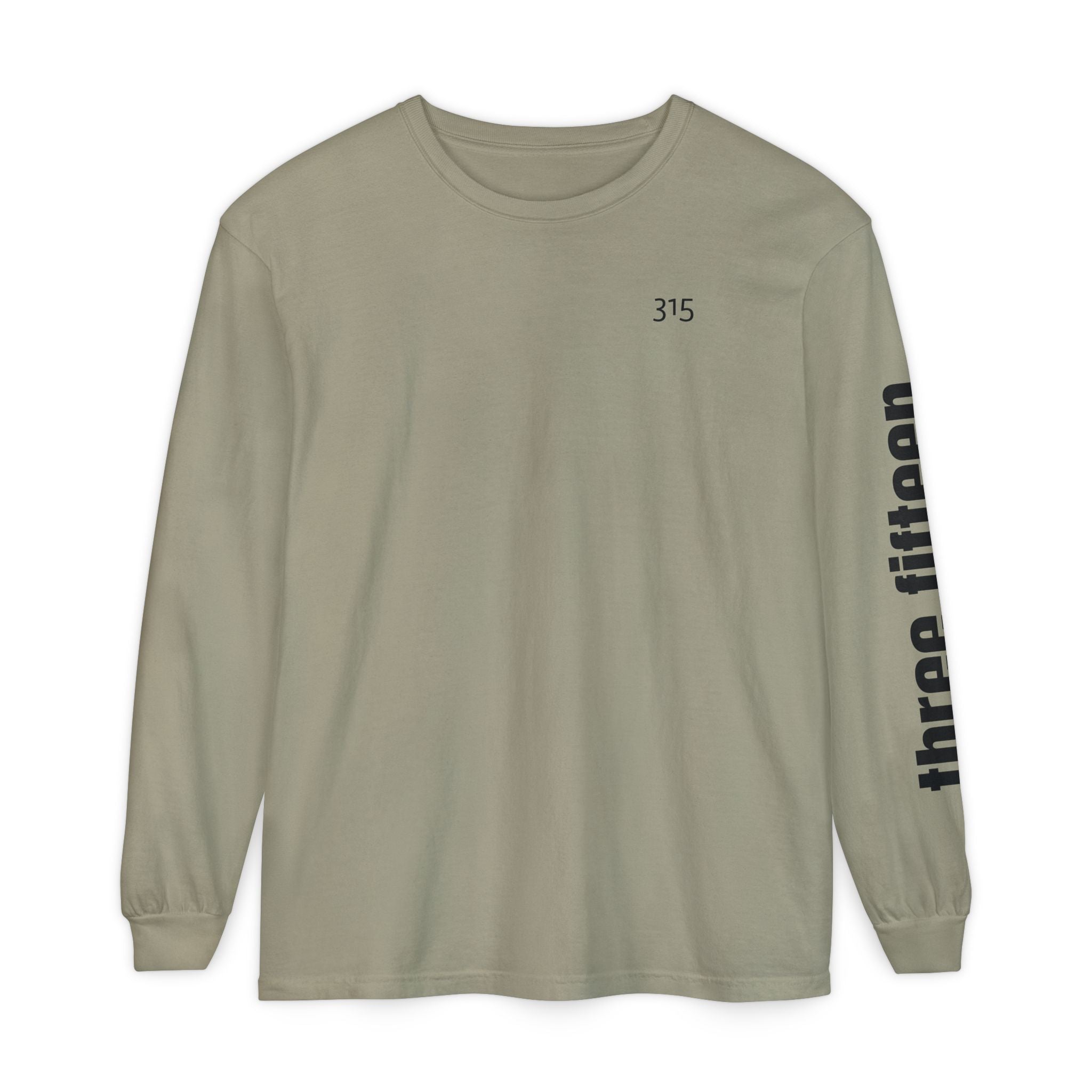 12 - 315 Three Fifteen Multi Color Unisex Long Sleeve T-Shirt - Inspirational Casual Wear