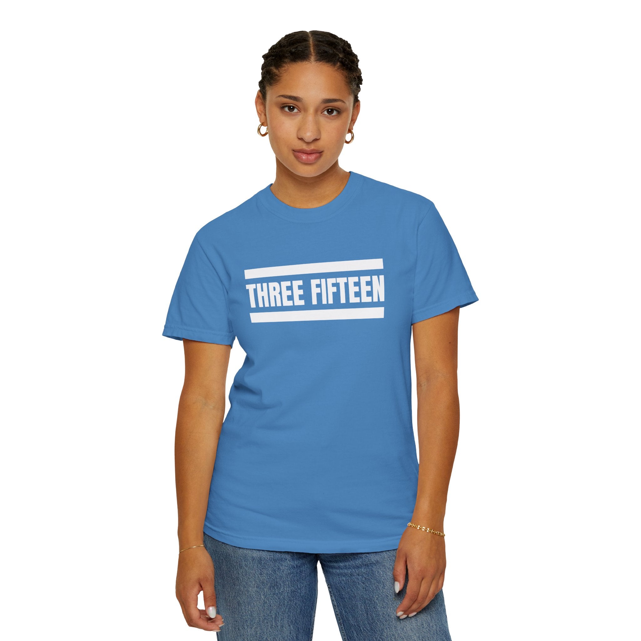 1 - Multi Colors Three Fifteen Graphic T-Shirt