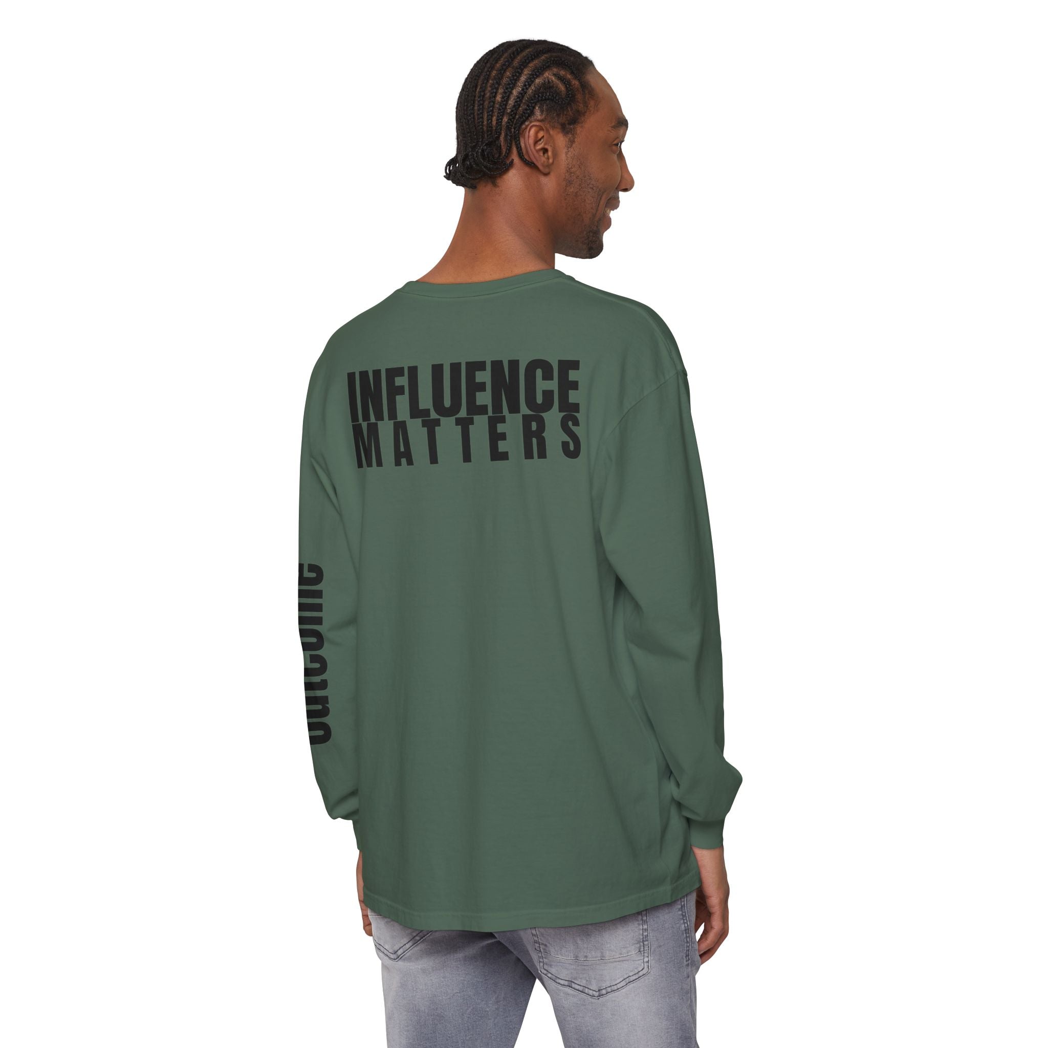Influence Matters Unisex Long Sleeve T-Shirt - Inspirational Casual Wear