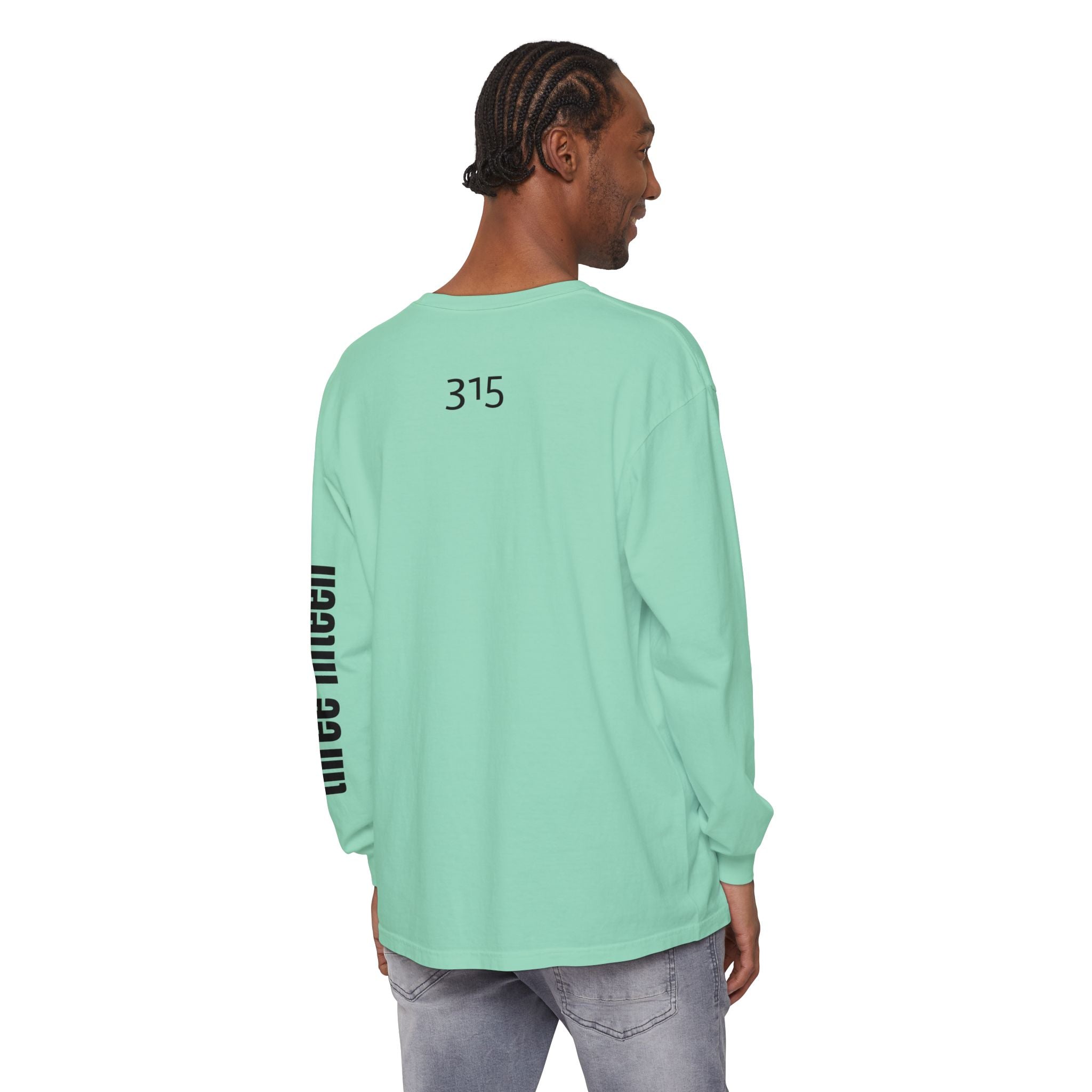 12 - 315 Three Fifteen Multi Color Unisex Long Sleeve T-Shirt - Inspirational Casual Wear
