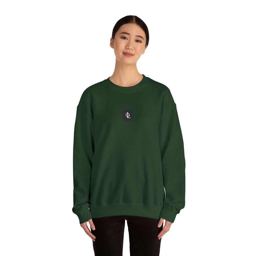 Outcome Leadership Crewneck Sweatshirt — Motivational Black Pullover