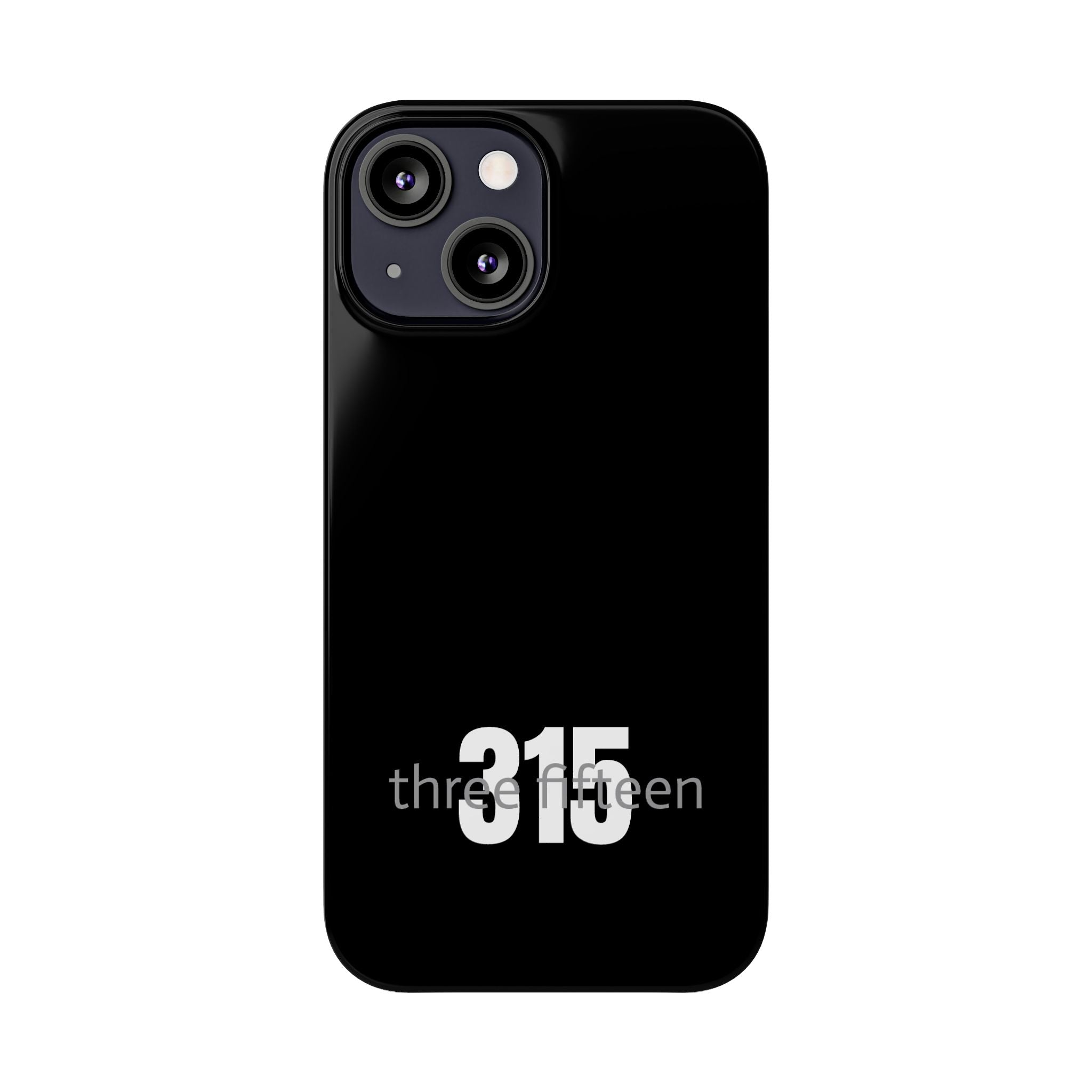 Copy of 36 - Phone case 315 Slim Phone Case — Motivational Black Protective Cover