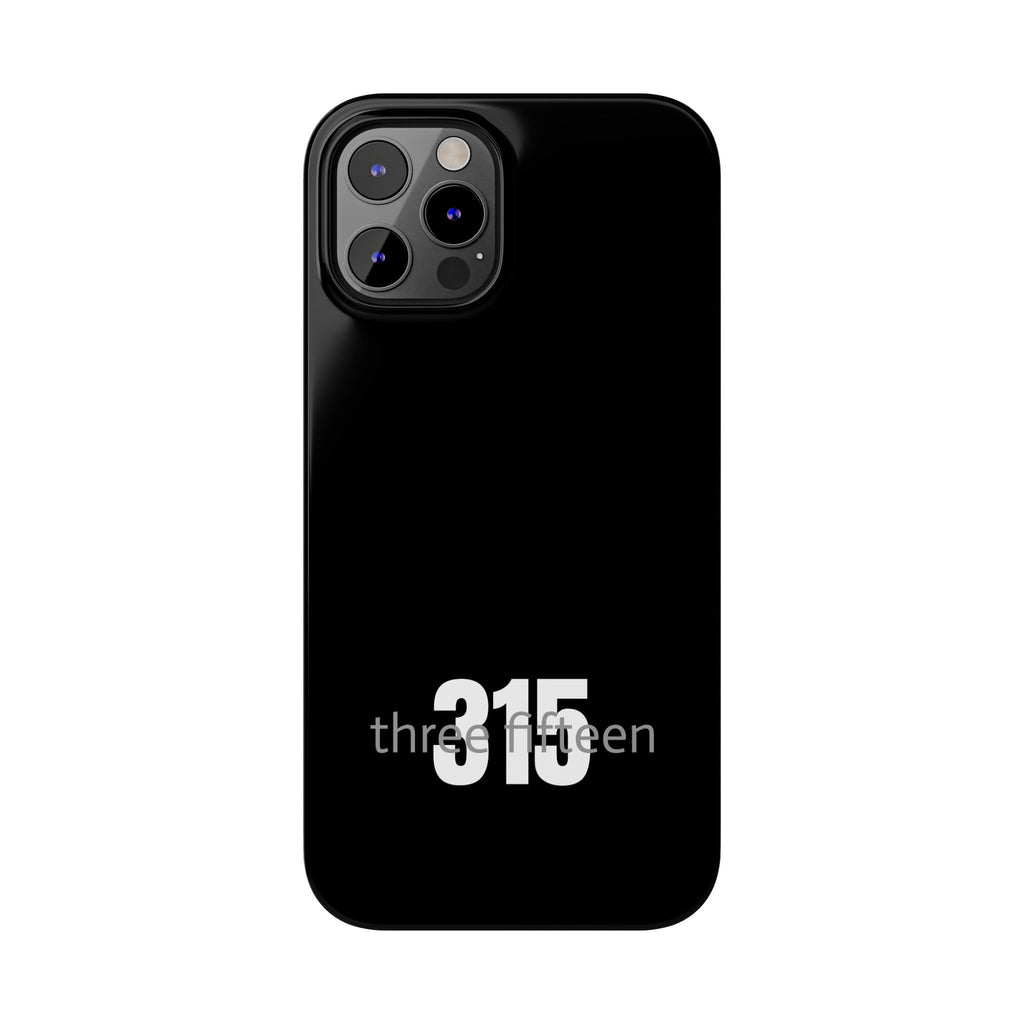 Copy of 36 - Phone case 315 Slim Phone Case — Motivational Black Protective Cover
