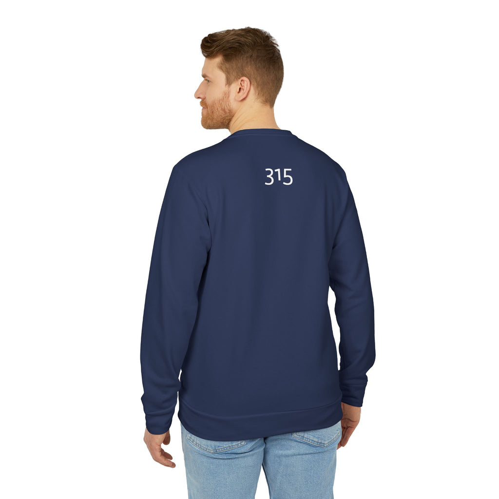 15 - Three Fifteen Overlay Adidas Multi Color Crewneck Sweatshirt — Subtle Logo Fleece