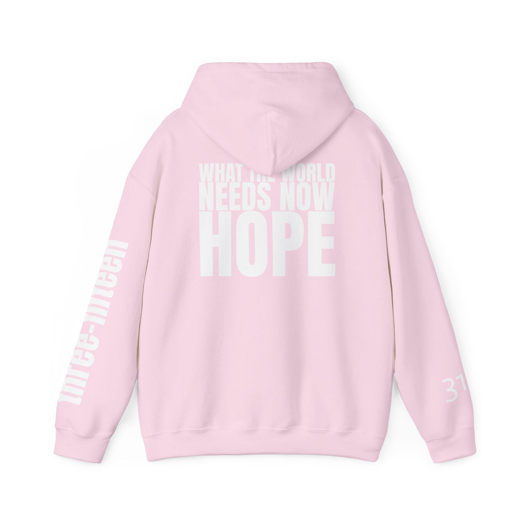 16 - Multi Colors “What the World Needs Now - HOPE”" Inspirational Quote Hoodie - This Isn't The End Of My Story
