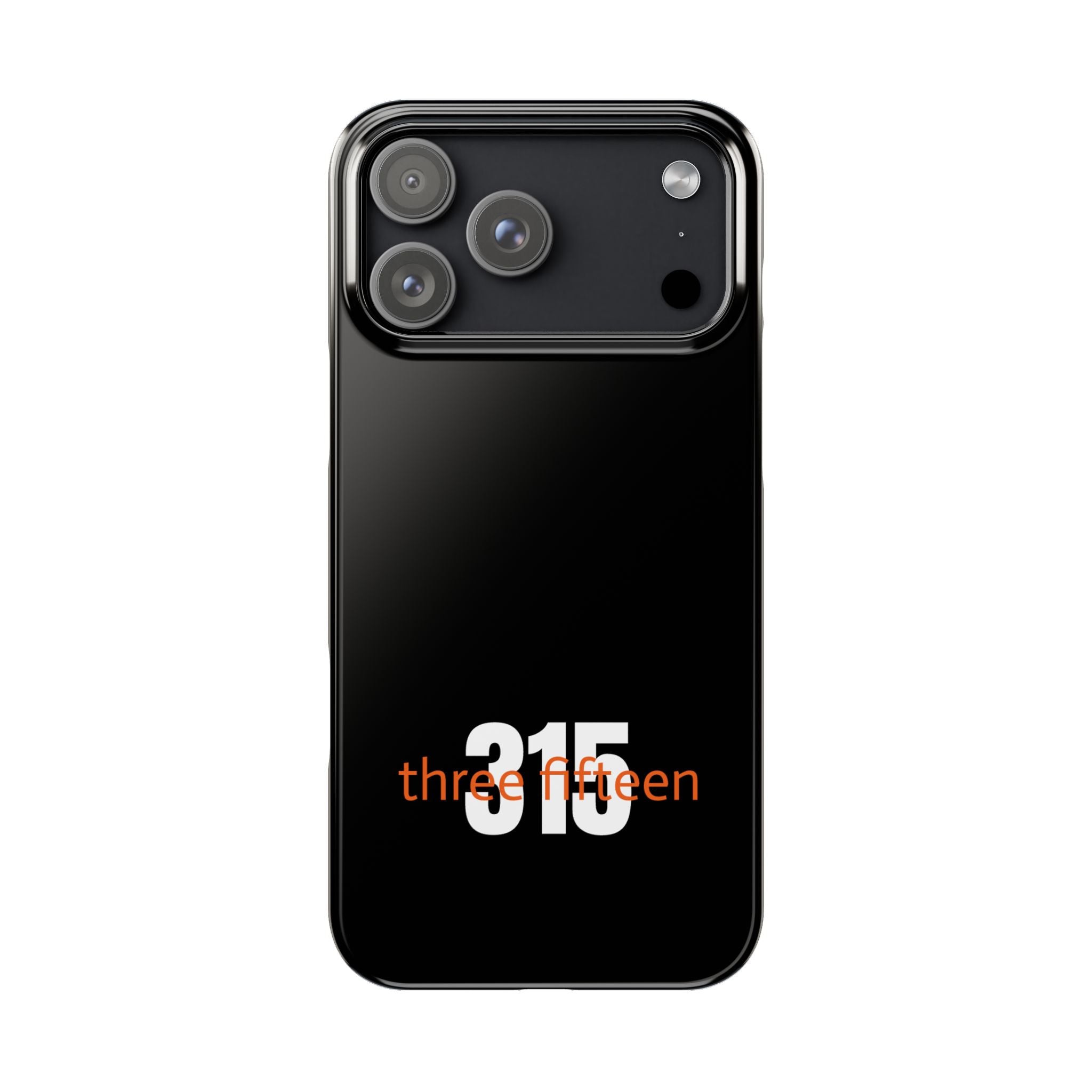 36 - Phone case 315 Slim Phone Case — Motivational Black Protective Cover