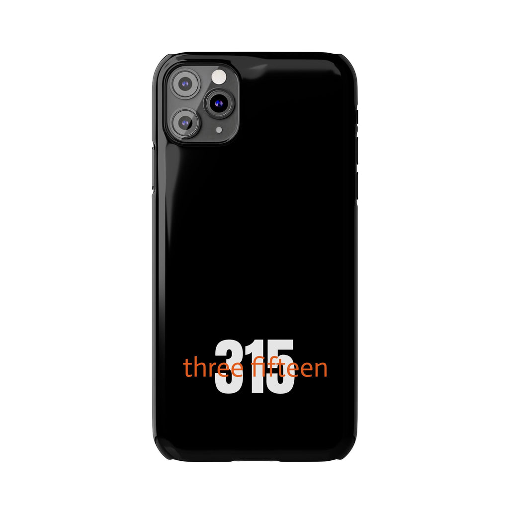 36 - Phone case 315 Slim Phone Case — Motivational Black Protective Cover