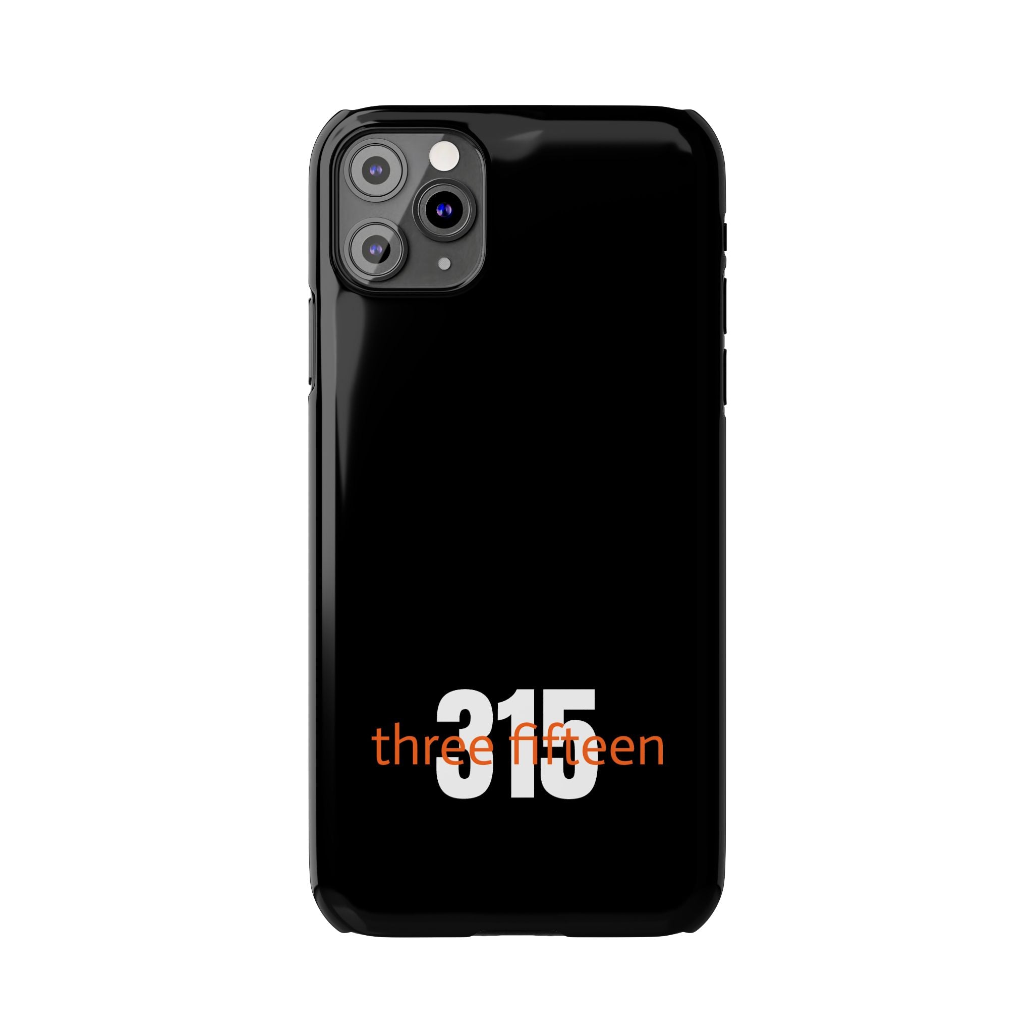 36 - Phone case 315 Slim Phone Case — Motivational Black Protective Cover