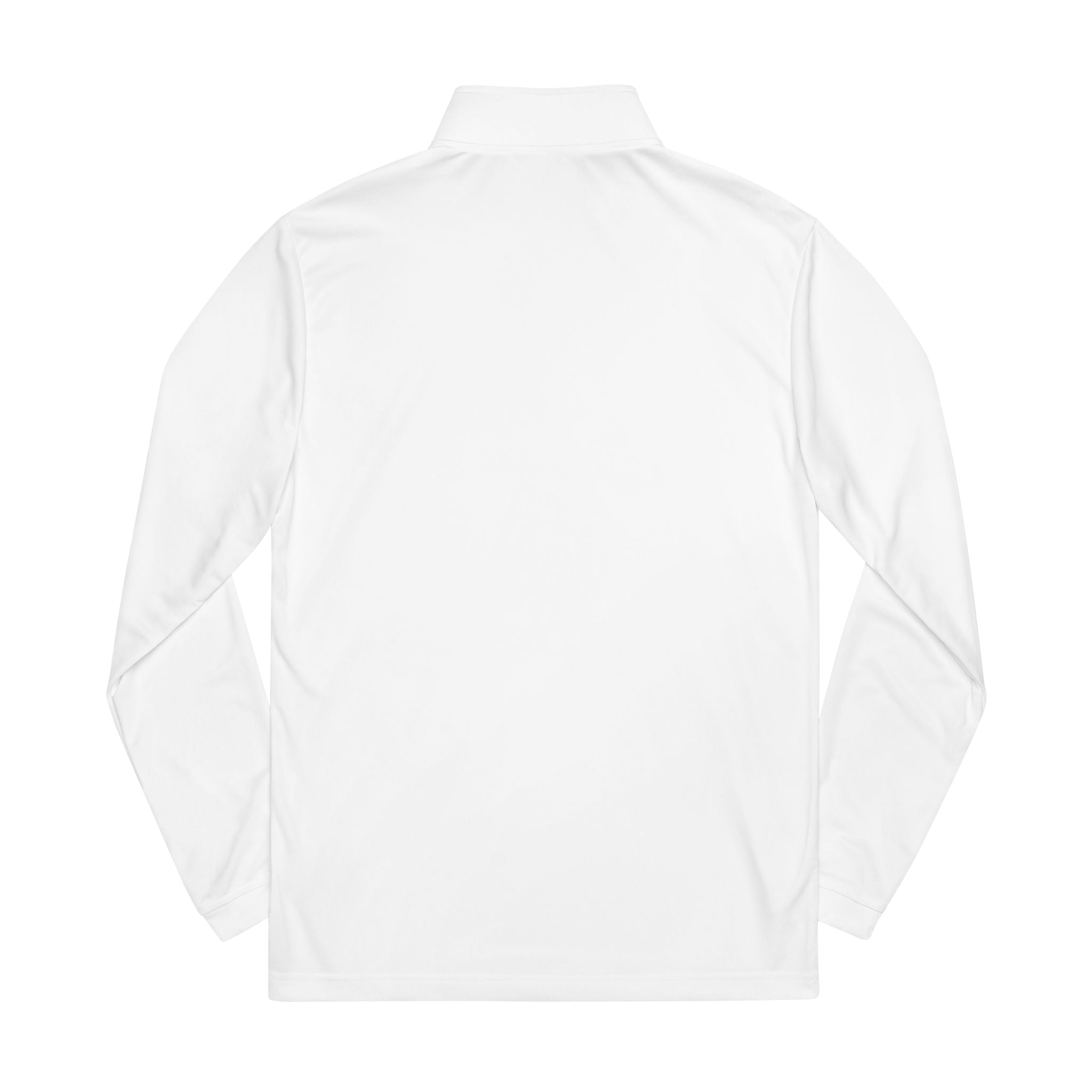 17 - Embroidered Adidas Quarter-Zip Pullover – White adidas® Performance Top