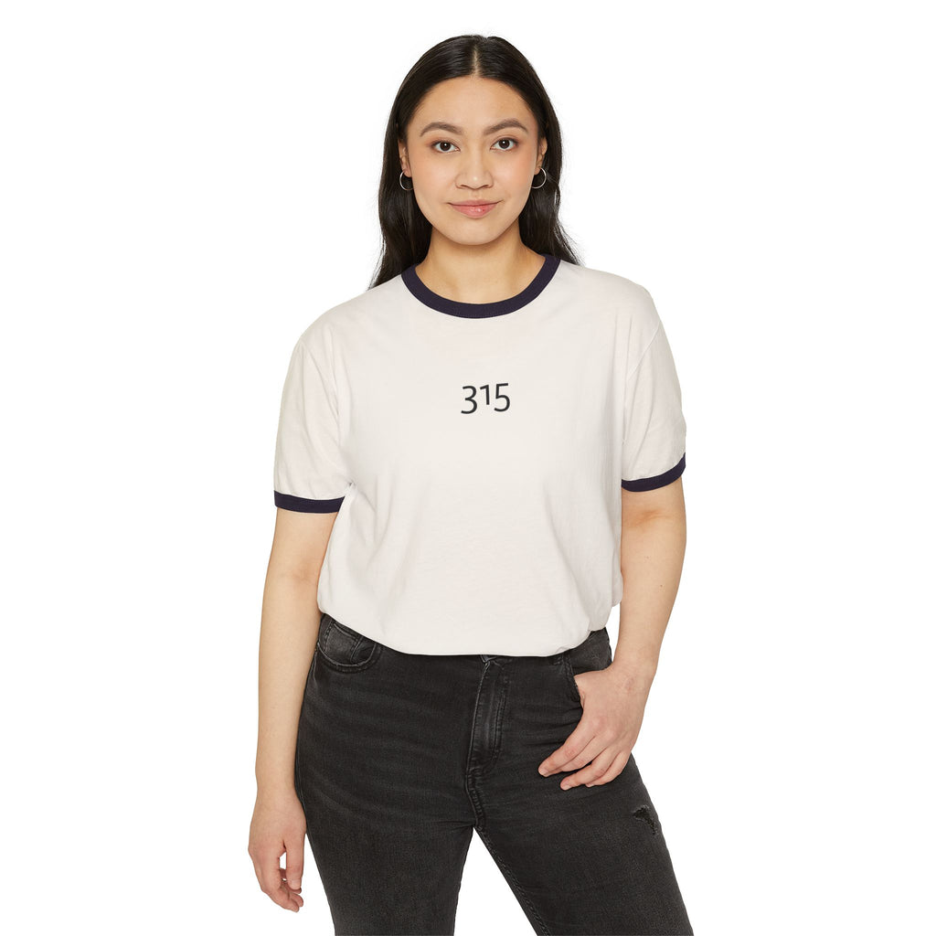315 Unisex Cotton Ringer T-Shirt - Casual & Comfortable Style