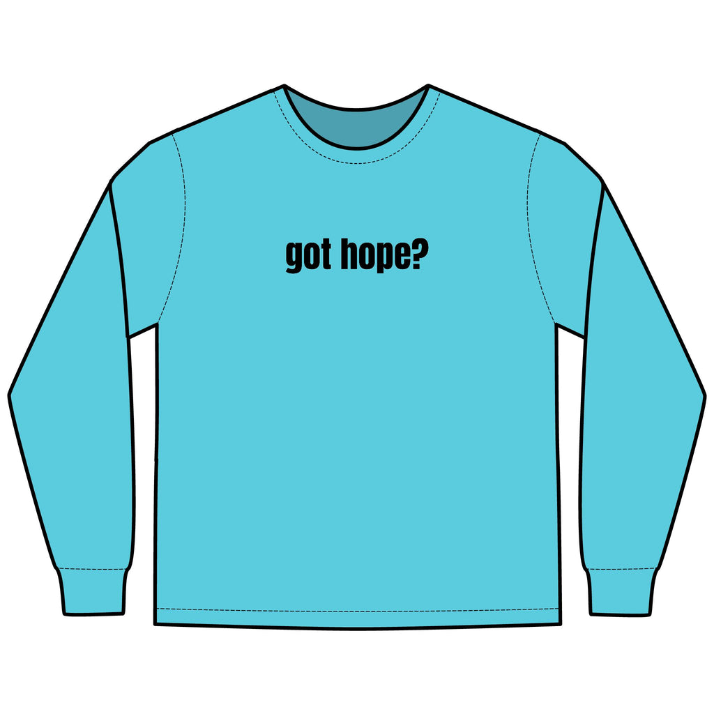 From the Inside Out Multi Colors Hanes Garment-Dyed Long Sleeve T-Shirt with 315 Print