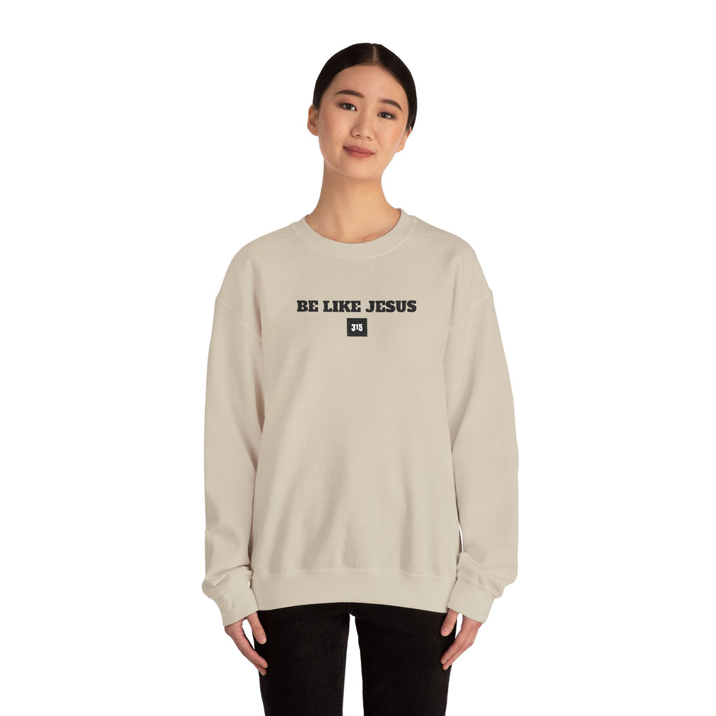 15 - Be Like Jesus 315 Multi Colors Embroidered - Unisex Heavy Blend™ Crewneck Sweatshirt